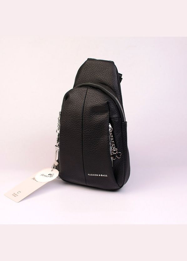 Стильная женская черная маленькая нагрудная сумка слинг через плечо для телефона No Brand (330066294)