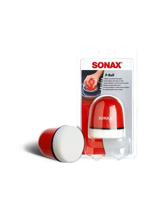 Аппликатор с губкой для нанесения полиролей и восков P-Ball. Sonax (365657253)