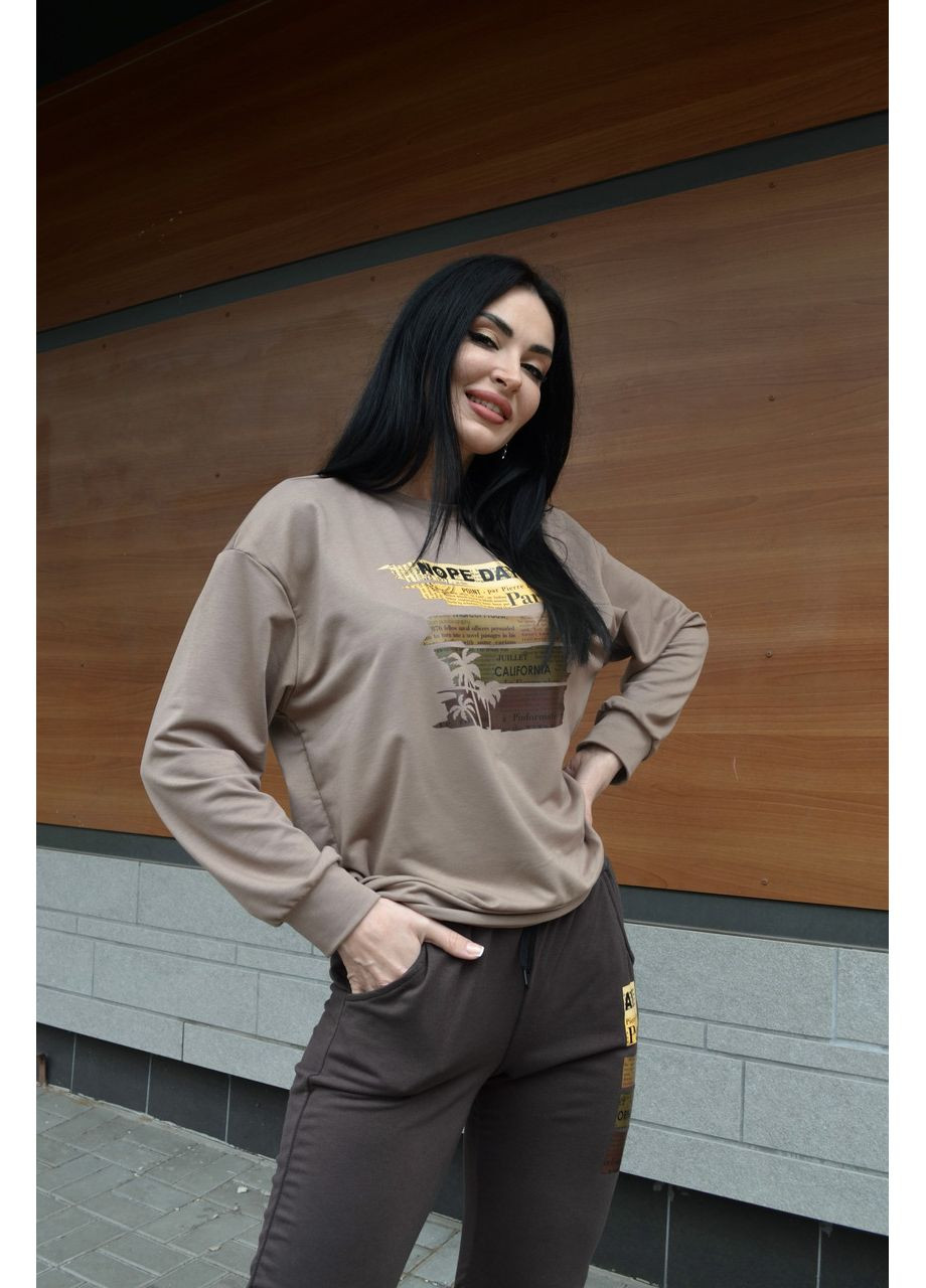 Трикотажный костюм с принтом Fashion (360769377)