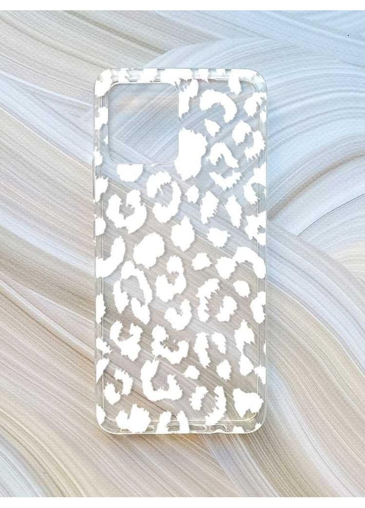 Прозорий чохол на Motorola Moto G72:: Леопардовий принт Білий (принт 375) CASE CONTROL (360680762)