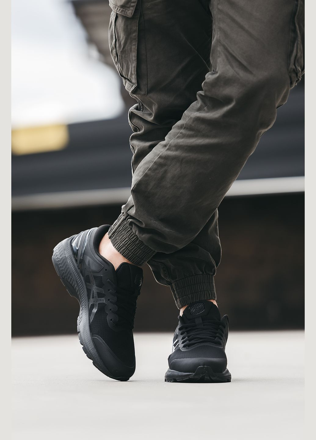 Чорні всесезон кросівки чоловічі asics gel-kayano 27 gore-tex black | асікс гель-каяно 27 чорні No Brand