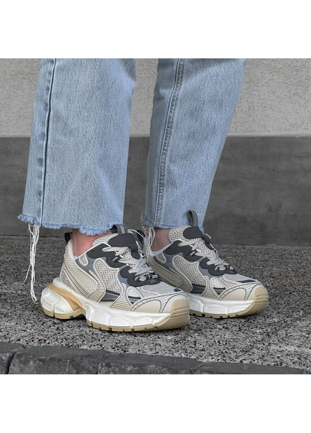 Кроссовки BL Ailaifa бежевые демисезоны (291118489)