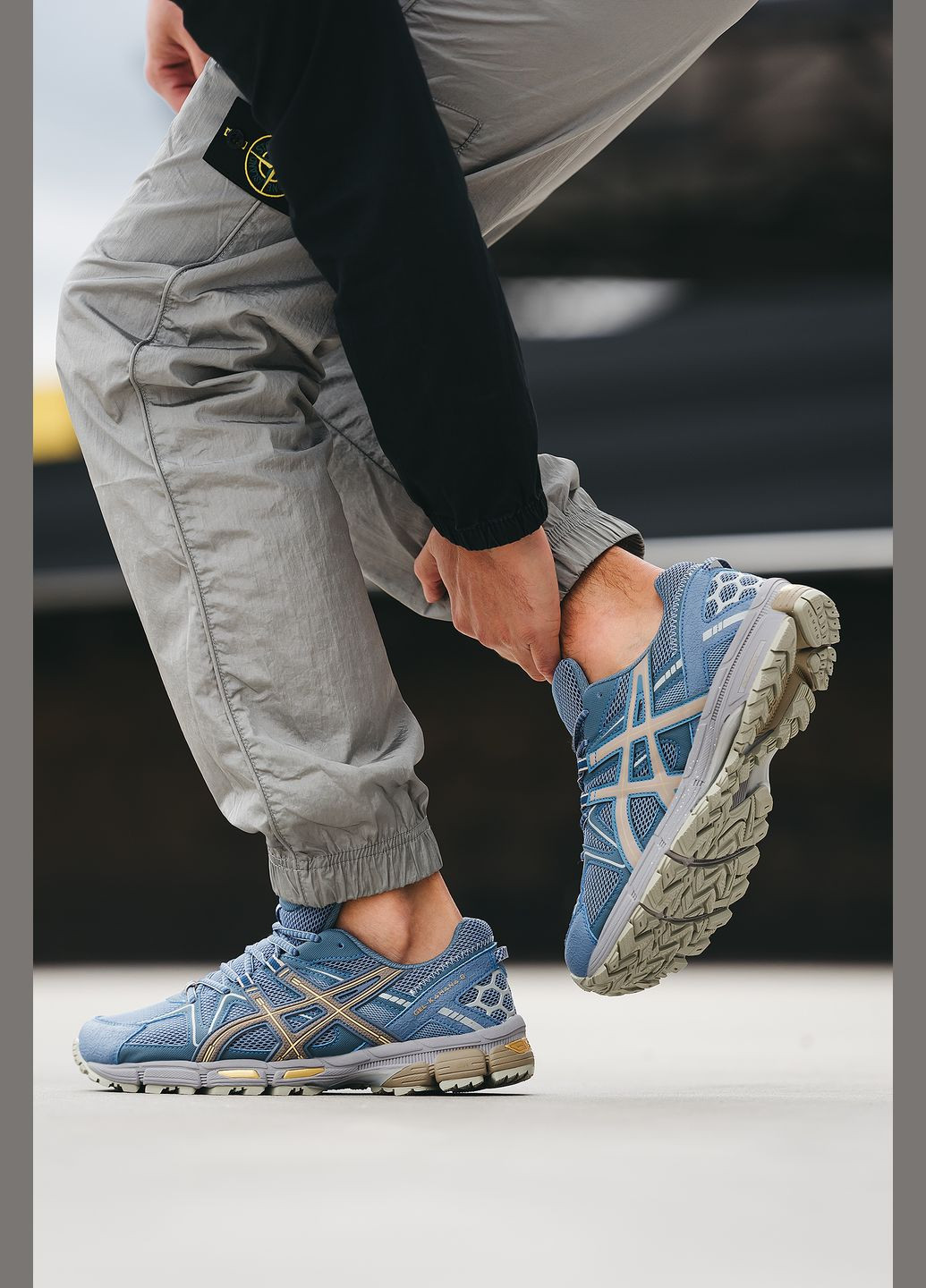 Кроссовки женские и мужские Asics Gel-Kahana 8 blue | Асикс Гель-Кахана 8 синие No Brand синие всесезоны (315155222)