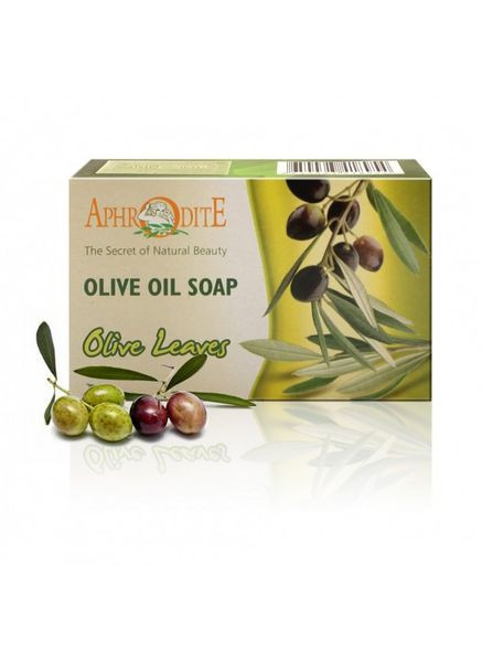 Натуральне оливкове мило з оливковими листям 100г (Z73-old) Aphrodite (273257932)