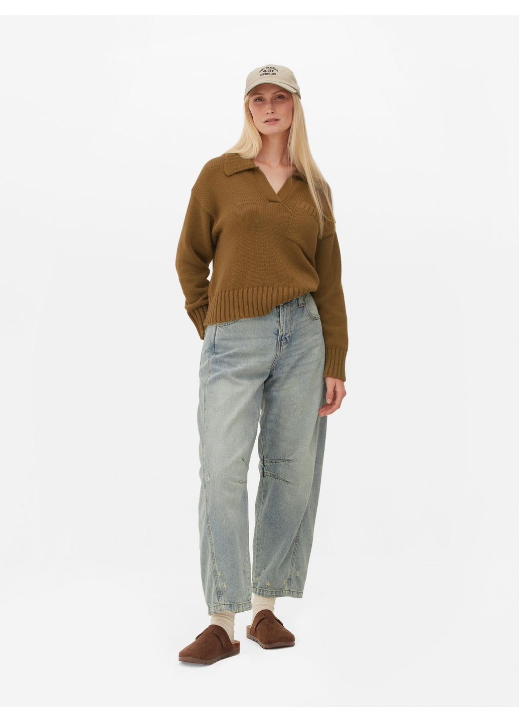 Темно-зеленый джемпер демисезон,болотный, Primark