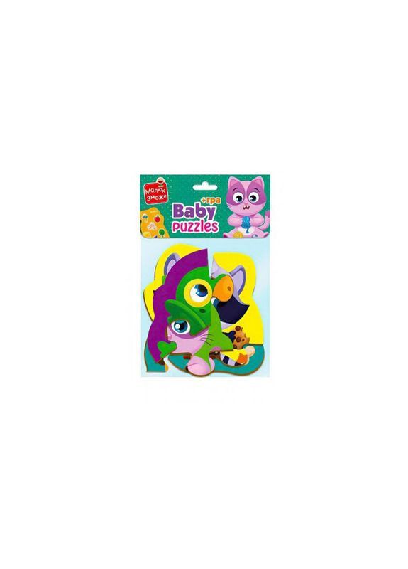 Пазли максі з грою Малюк Зможе «Хатні улюбленці» VT1722-21 Укр Vladi toys (305315616)