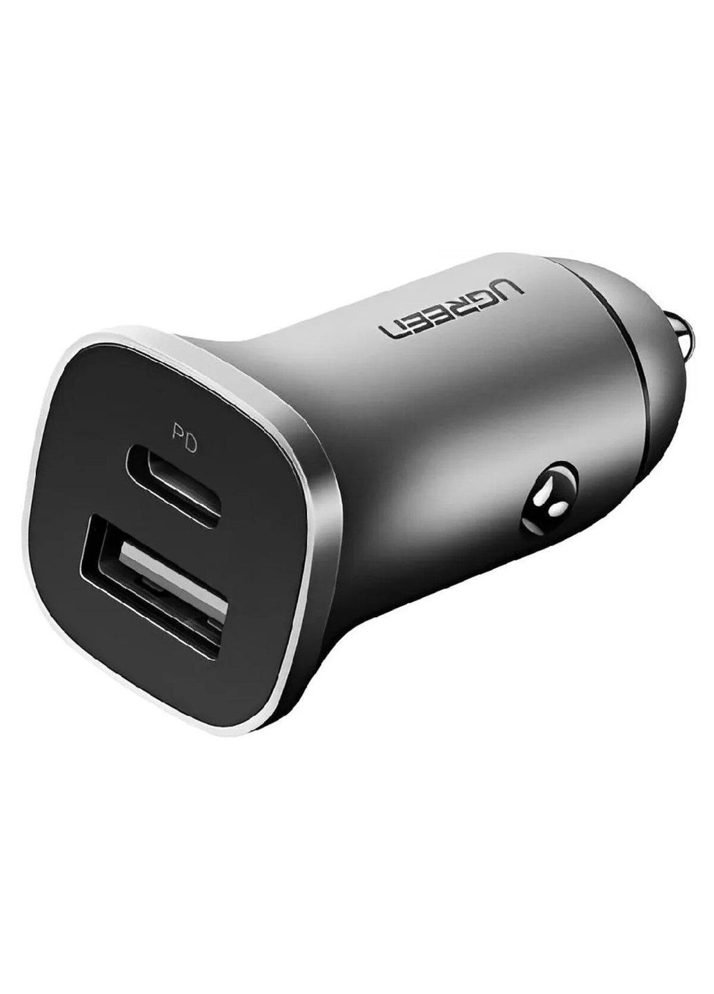 Автомобільний зарядний пристрій CD130 Dual USB Car Charger (Space Gray) (UGR-30780) Ugreen (304254387)