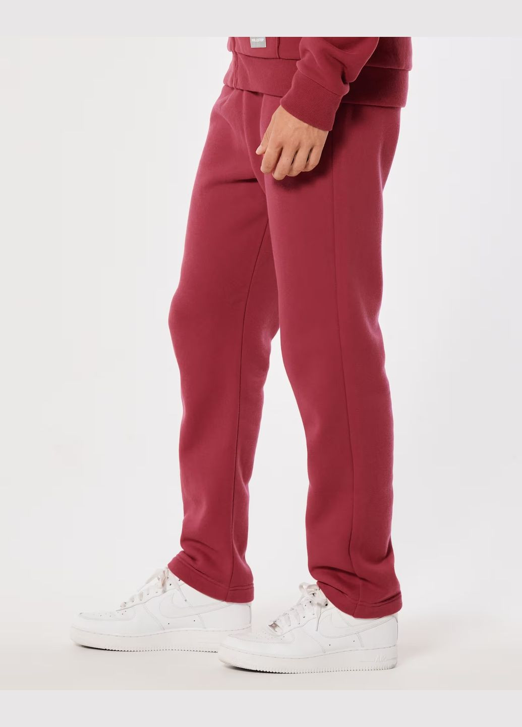 Красные демисезонные брюки Hollister