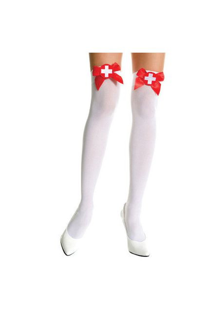 Рольові панчохи медсестри з бантом S-M No Brand (368893156)