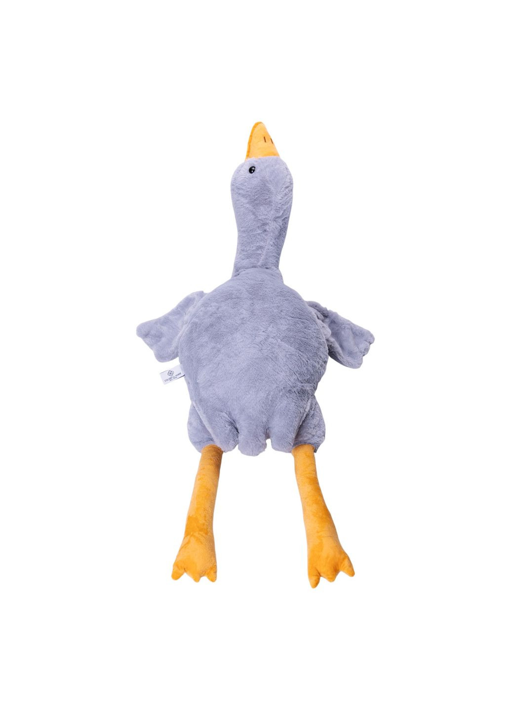 М'яка іграшка-подушка з пледом всередині Гусь-обнімусь 89 (см) Сірий 520-1G Colorful Home (370707639)