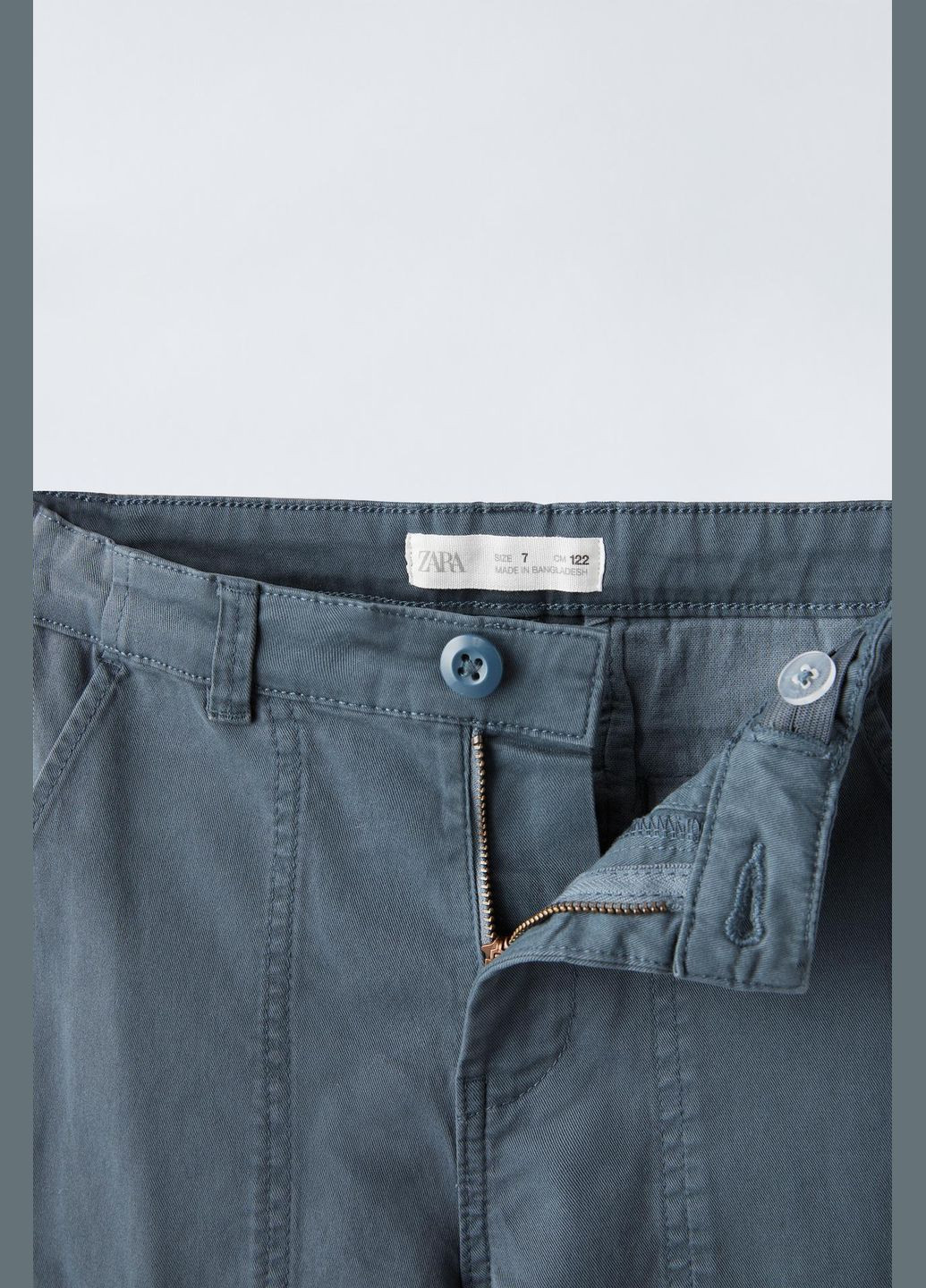 Підліткові штани-карго для хлопчика 9959/680 Сталевий Zara (293343999)