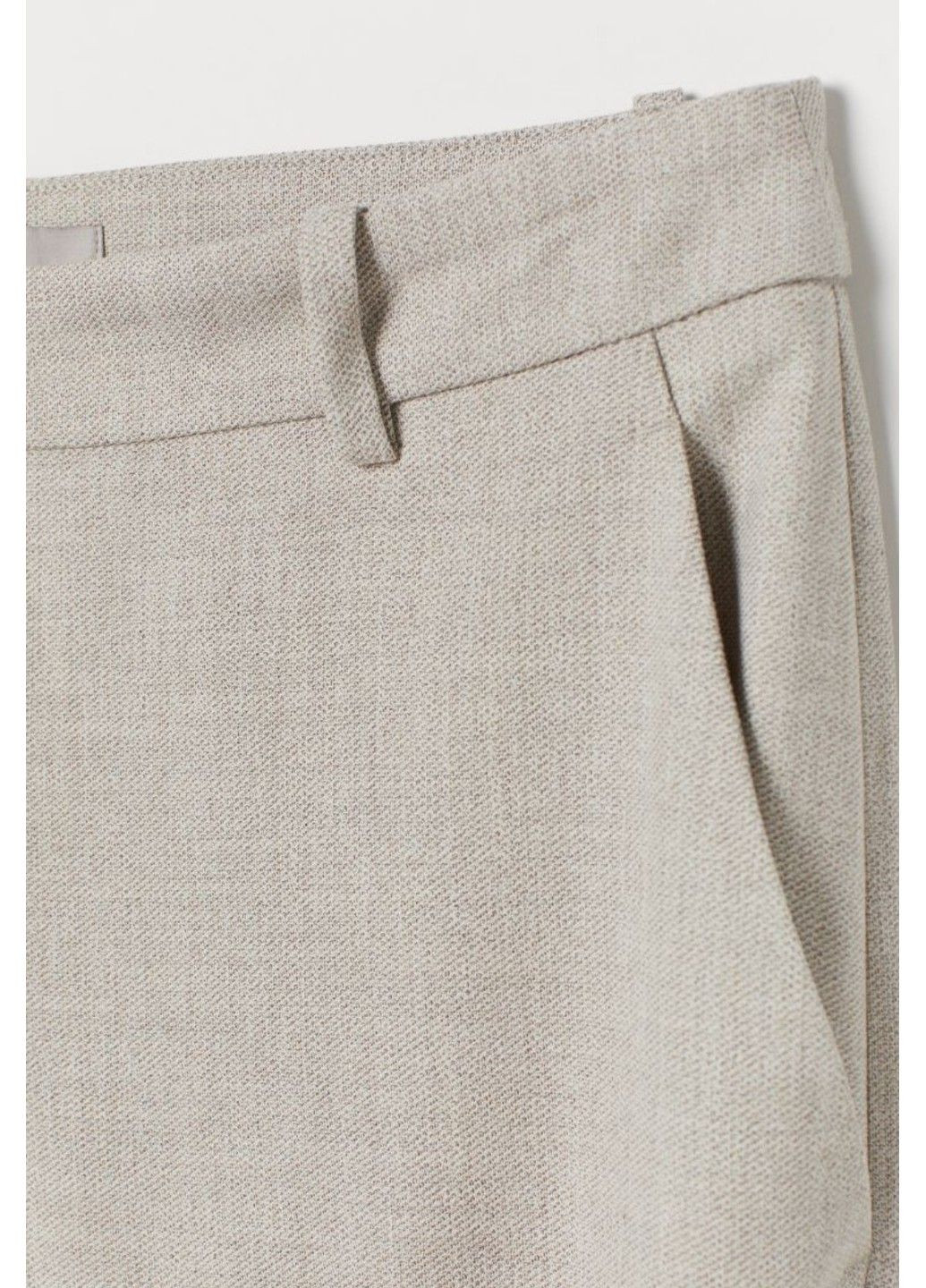 Жіночі класичні штани-сігарети Н&М (57033) S Світло-бежеві H&M (292784495)