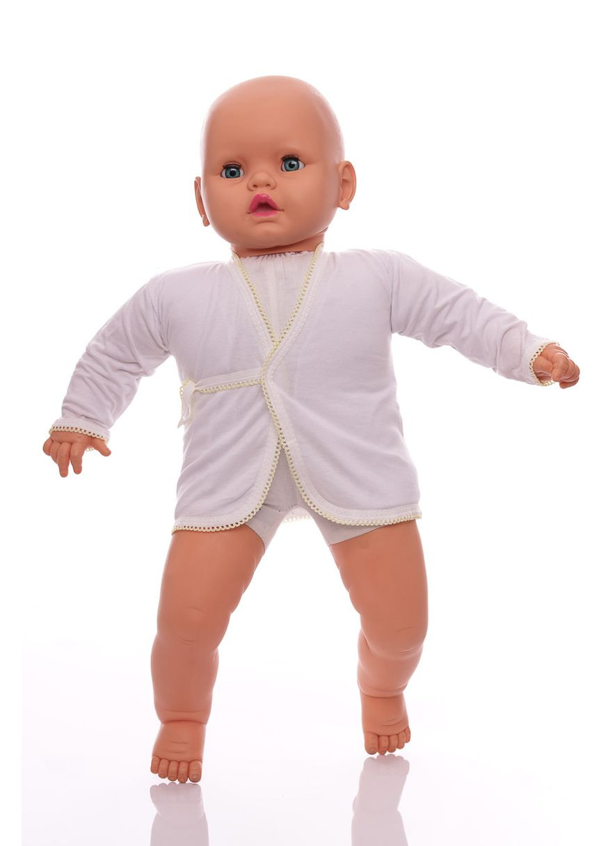 Сорочка з довгим рукавом трикотажна жовтий 56 см (38903) BABYKROHA (297199399)