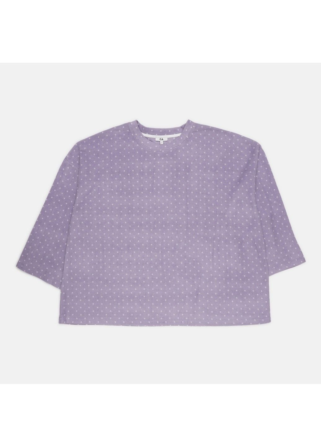Пижамный свитшот C&A - крой горошек фиолетовый домашний - (282723710)