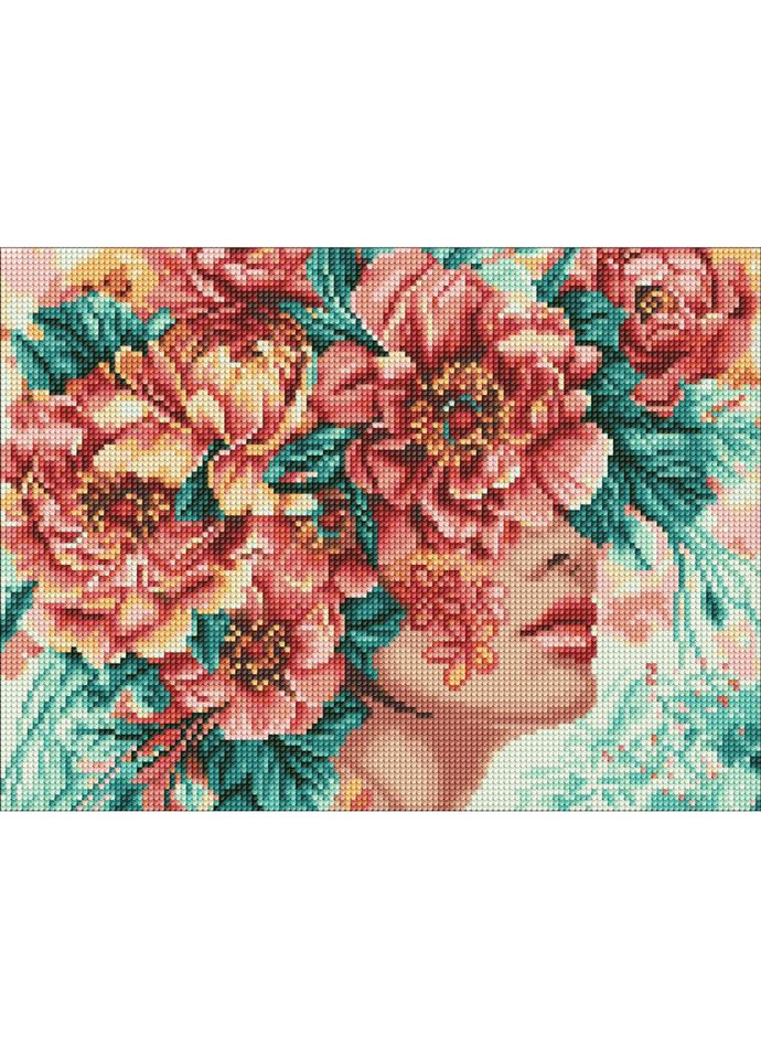 Алмазна мозаїка "Романтика квітів" AMO8032, 30х40 см Ідейка (308370685)