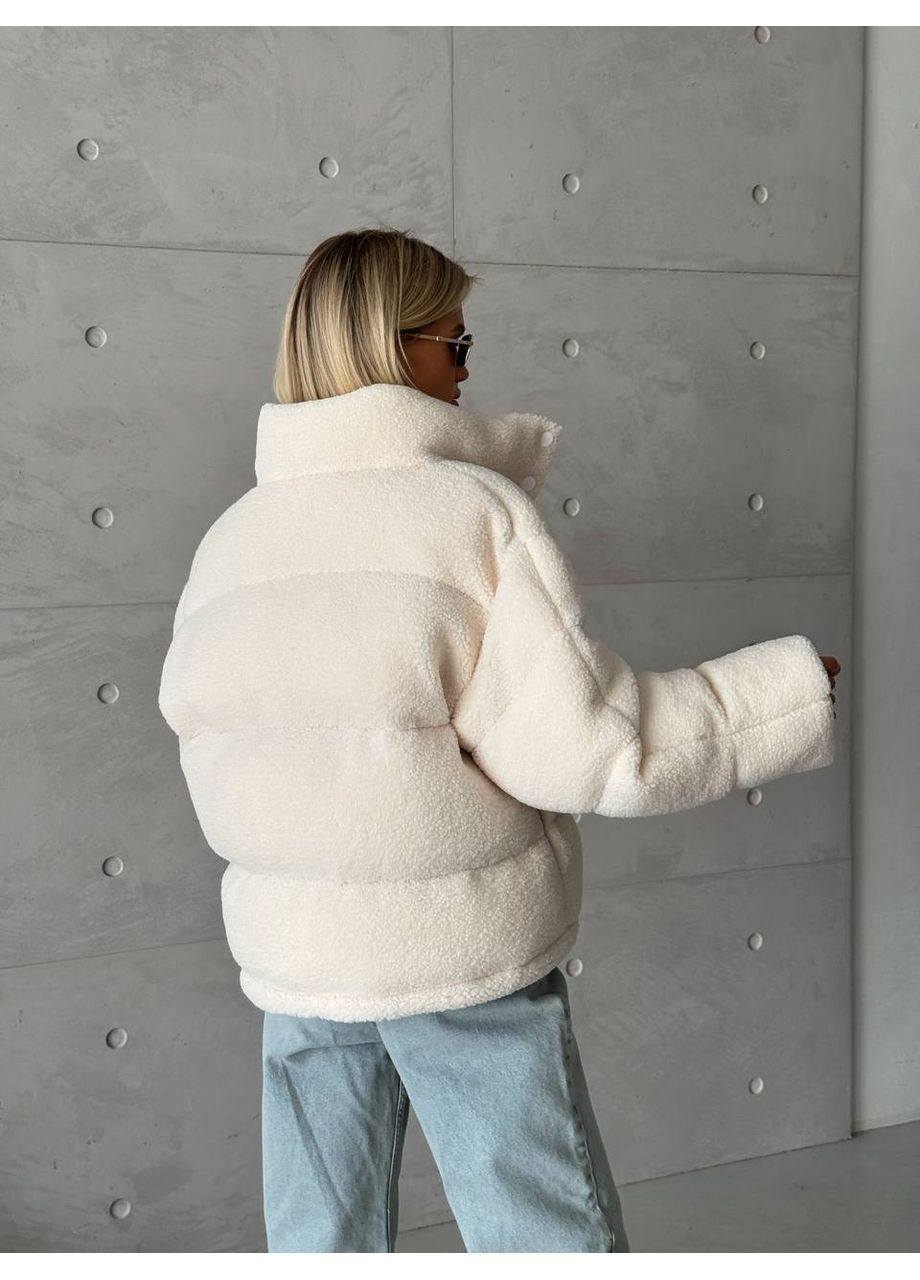 Молочная пуховик Chenille
