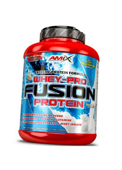 Комплексний Сироватковий Протеїн, Whey Pro Fusion, 2300г Йогурт-диня (29135008) Amix Nutrition (322730344)