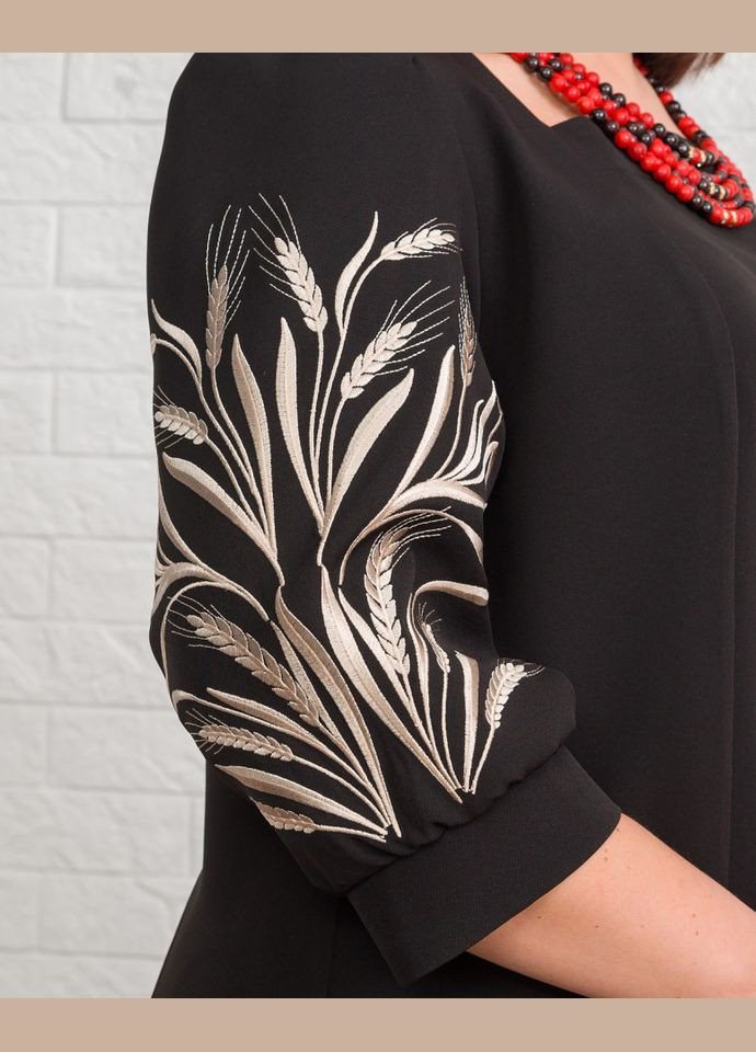 Чорна плаття 14492 Alenka Plus