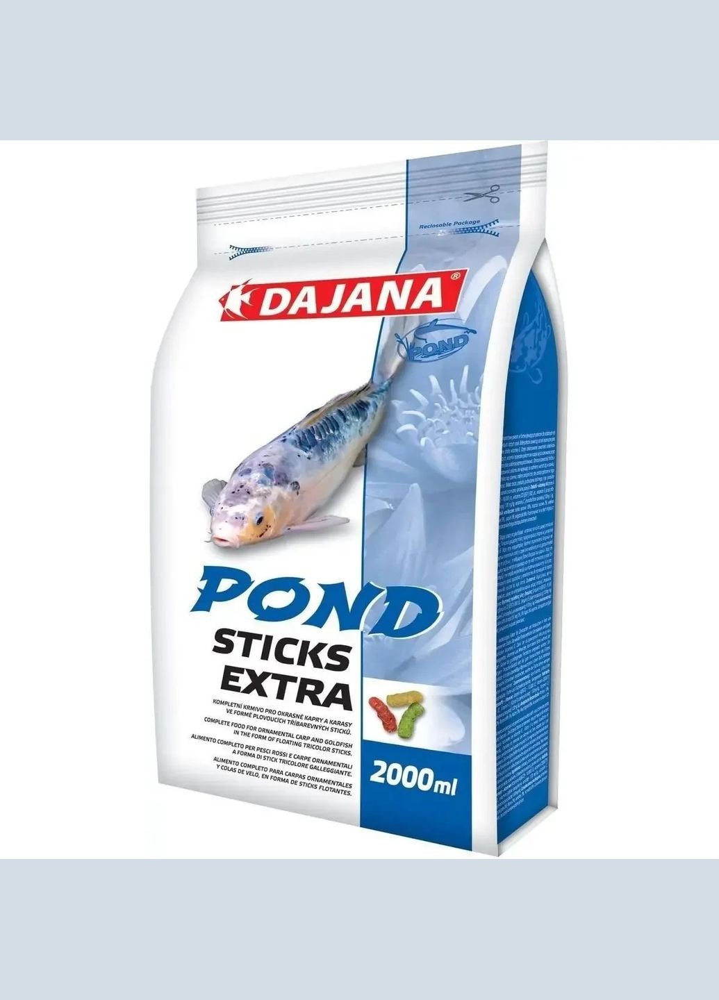 DAJANA Pond Stick Extra Корм для декоративных карпов, карасей и рыб в прудах 2000 мл/160 г DP304S(5571) Dajana Pet (284176072)