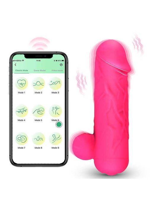 Реалистичный смарт-минибратор для клитора Love Spouse Смарт вибраторы фуксия No Brand (366892123)