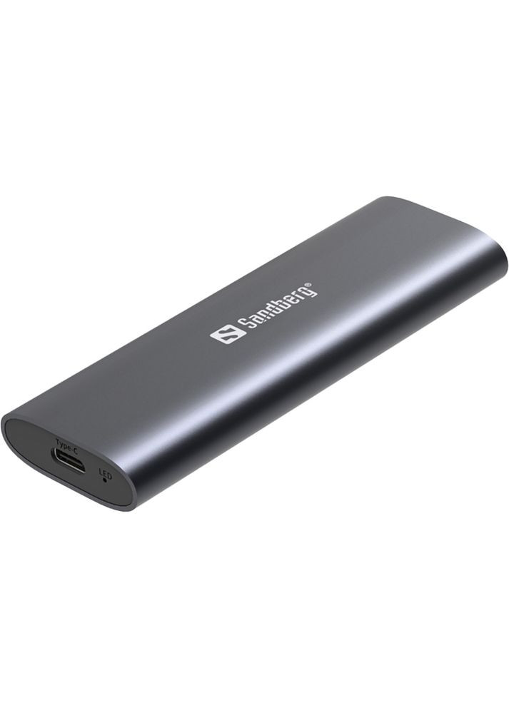 Зовнішня кишеня для SSD M.2 NVMe M-Key USB Type-C 3.2 Grey (136-39) Sandberg (323084439)