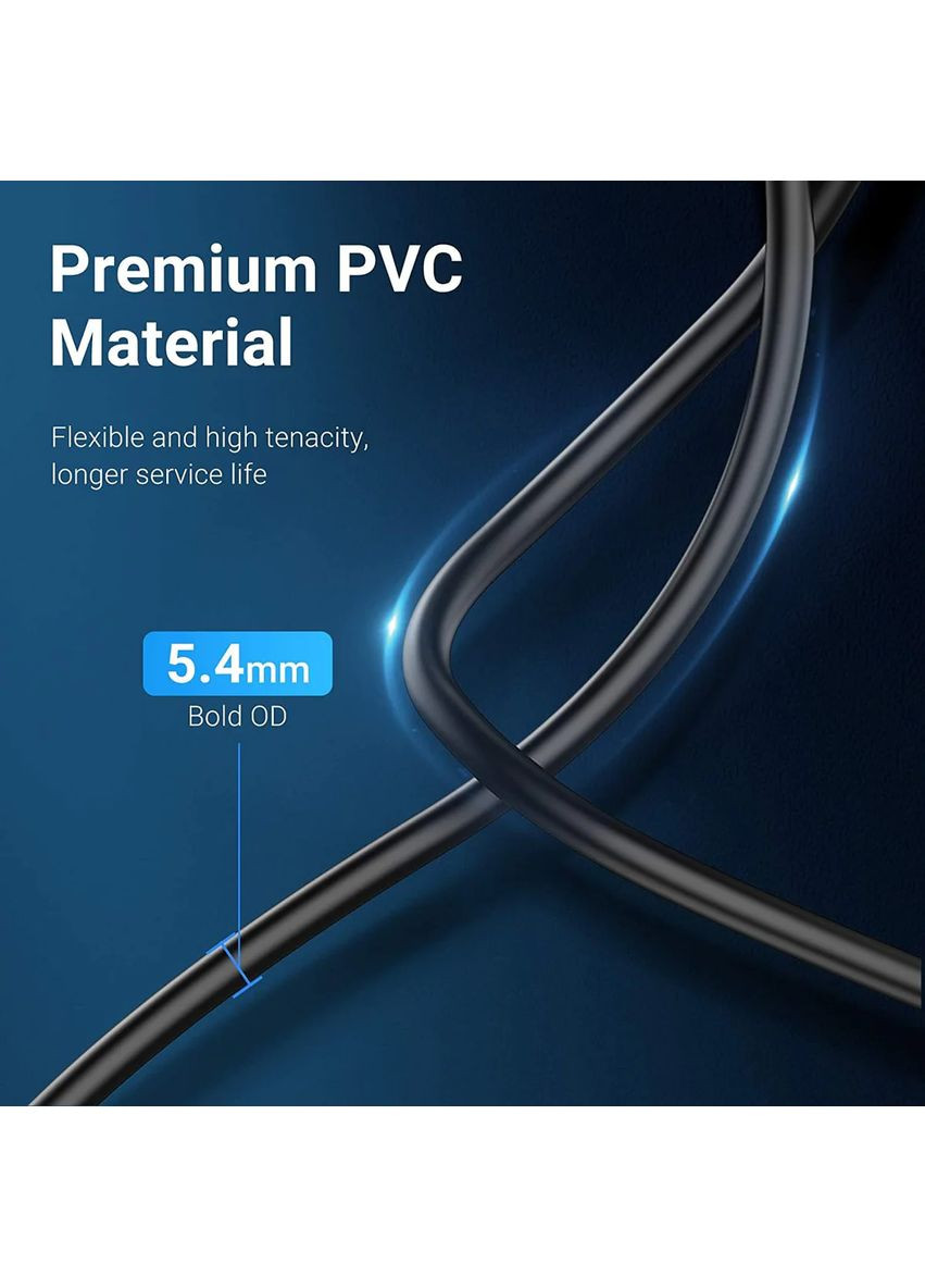 Кабель USB 3.0 A Male to A Female Extension Cable 1.5M black PVC Type (CBHBG) (CBHBG) Vention (369159710)