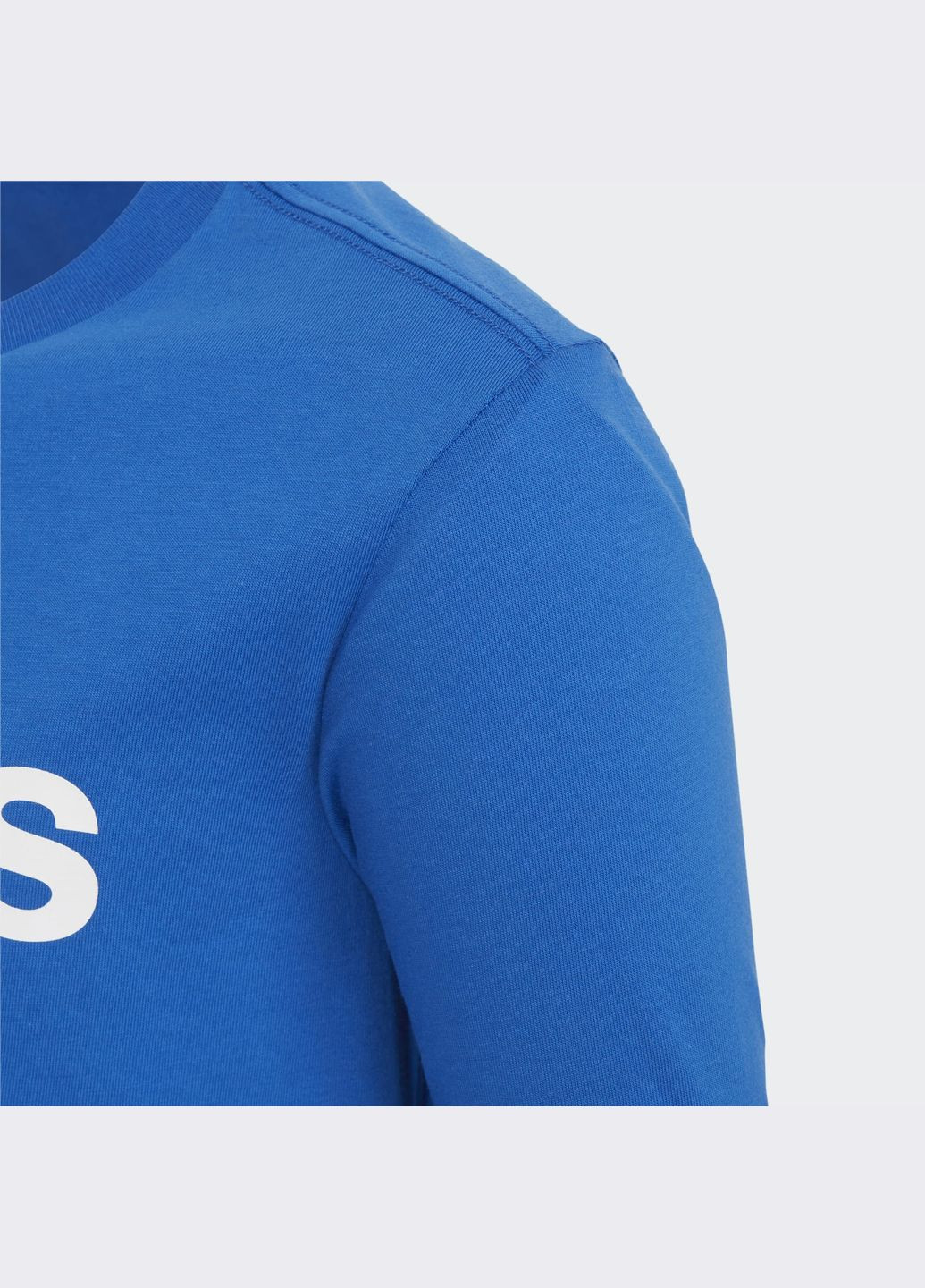 Синя демісезонна футболка adidas Essentials Linear Logo FM7040