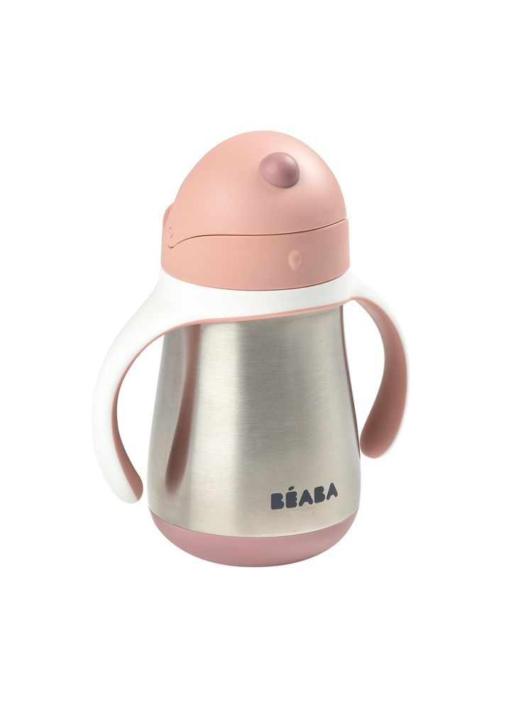 Поильник с трубочкой металлический 250 мл, арт. 913482 Beaba (369165269)