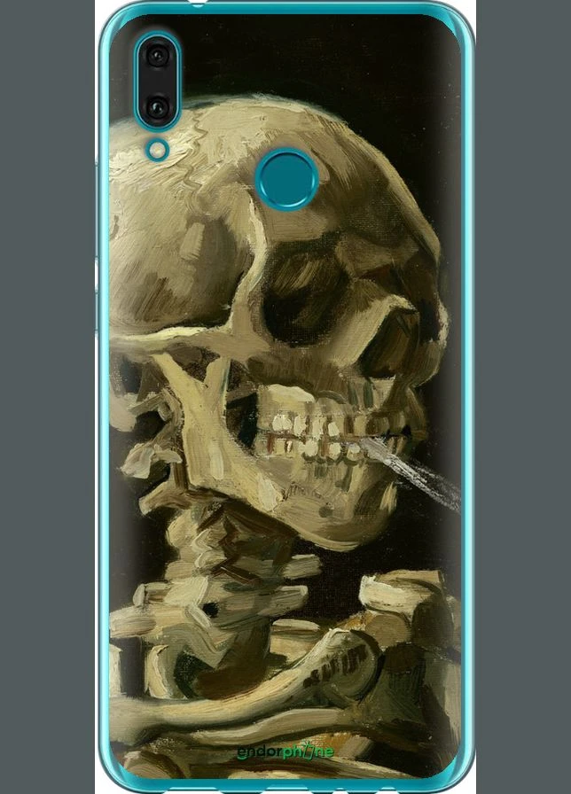 Чехол на HUAWEI Y9 2019 Винсент Ван Гог. Череп "5544u-1602-70447" Endorphone (387683635)