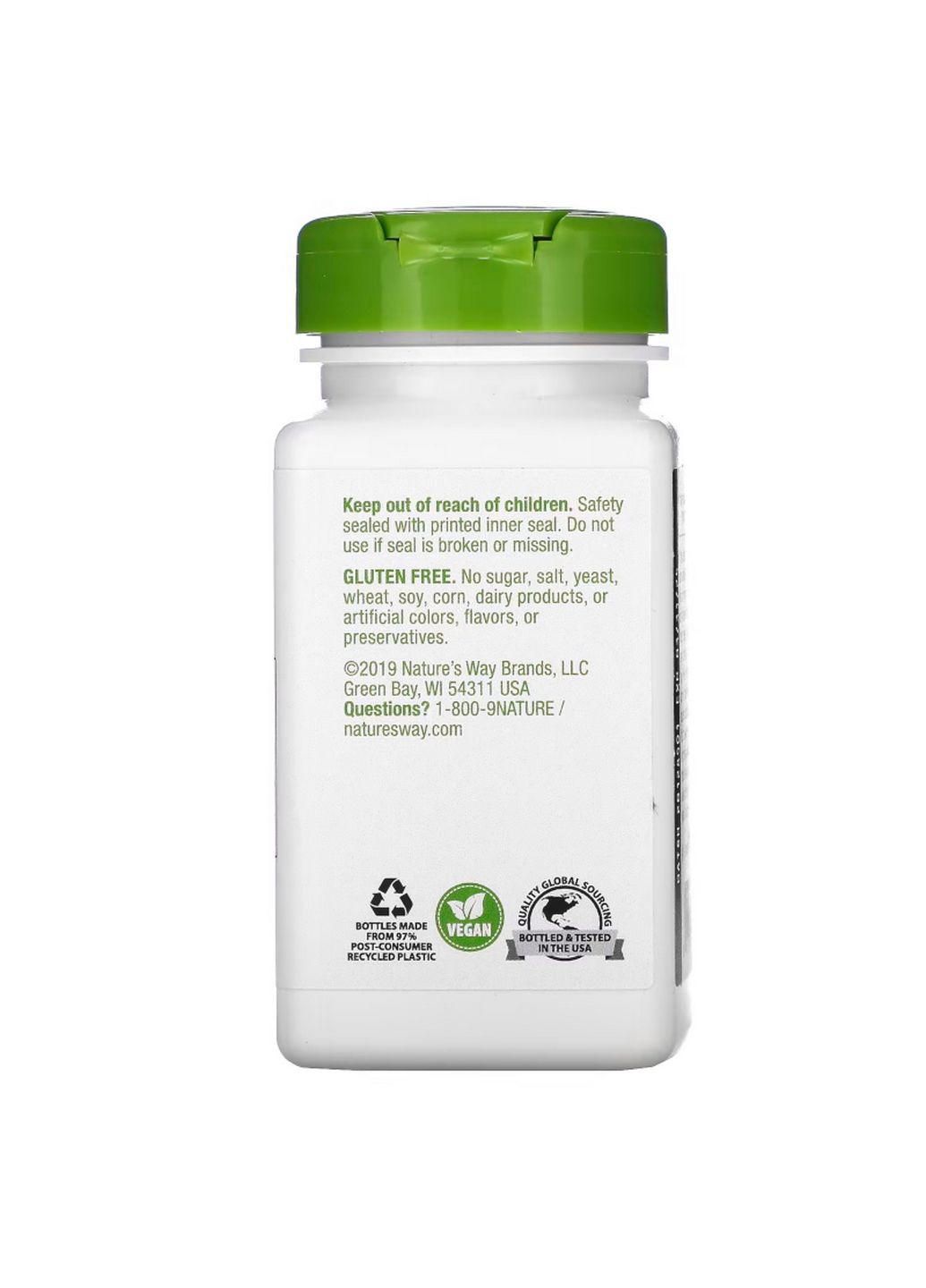 Натуральная добавка Black Walnut Hulls, 100 вегакапсул Nature's Way (293418642)