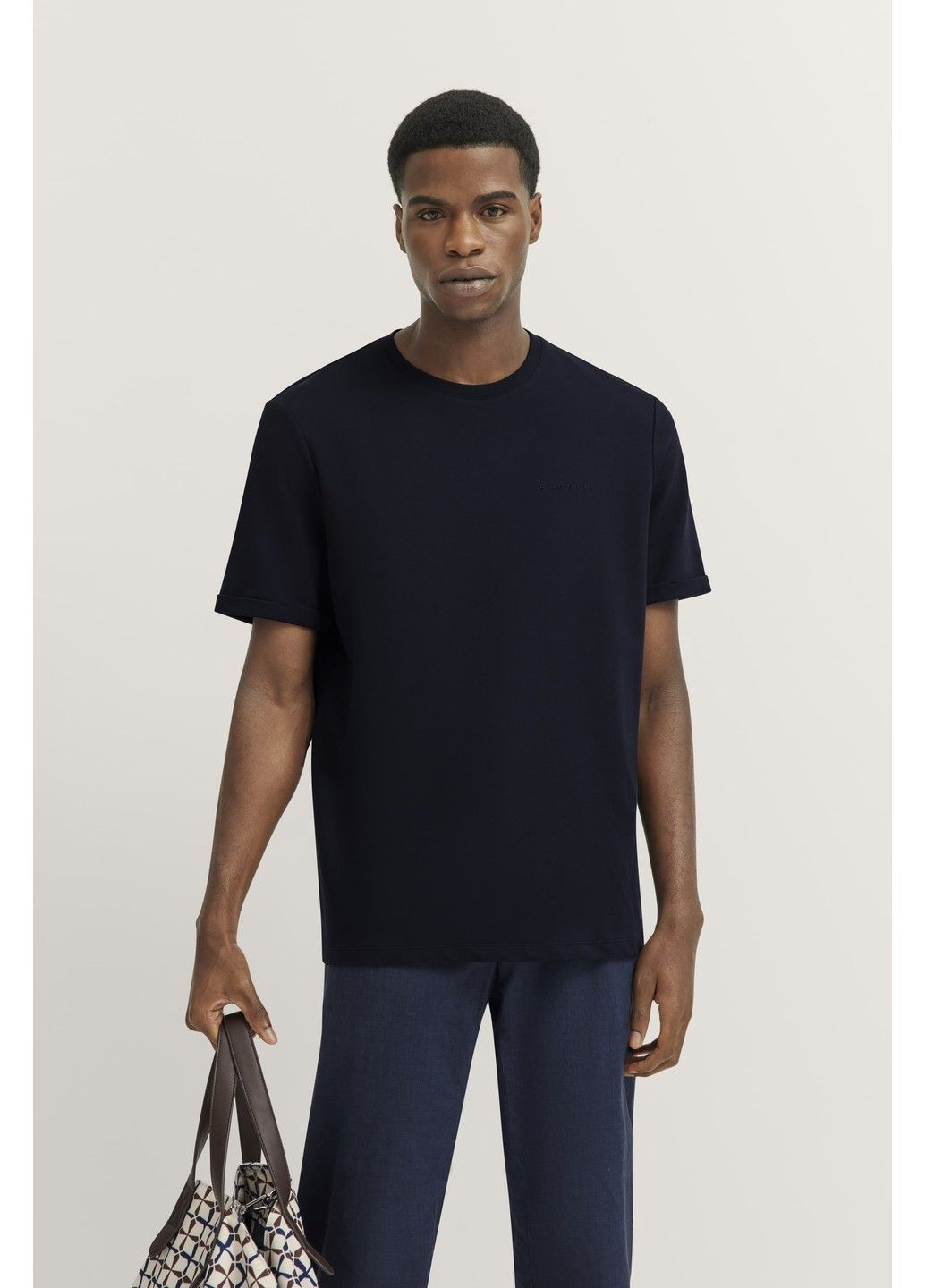 Синя чоловіча футболка синя Bugatti