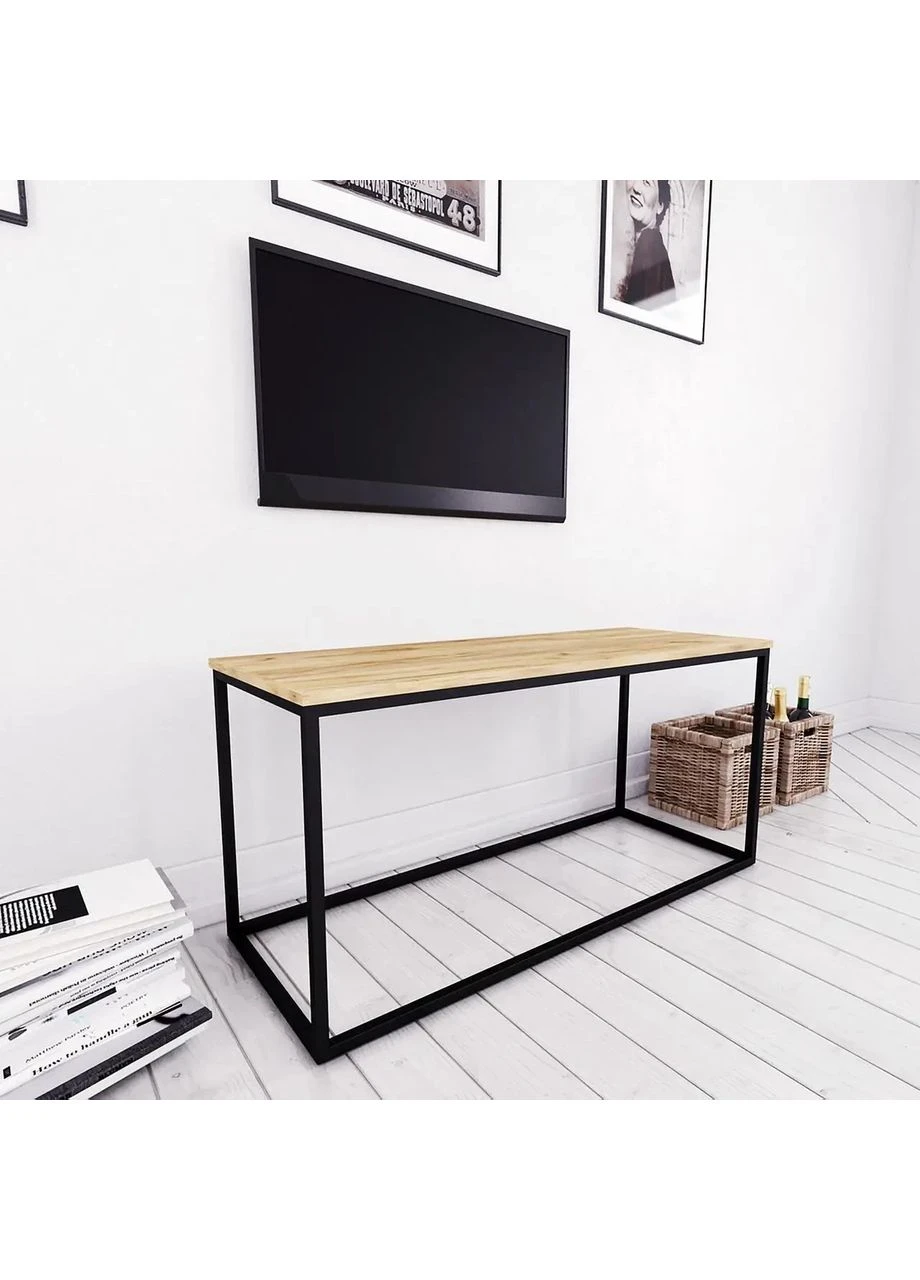 Консольный столик LOFT для работы и кабинета черный (NS-410) No Brand (396500512)
