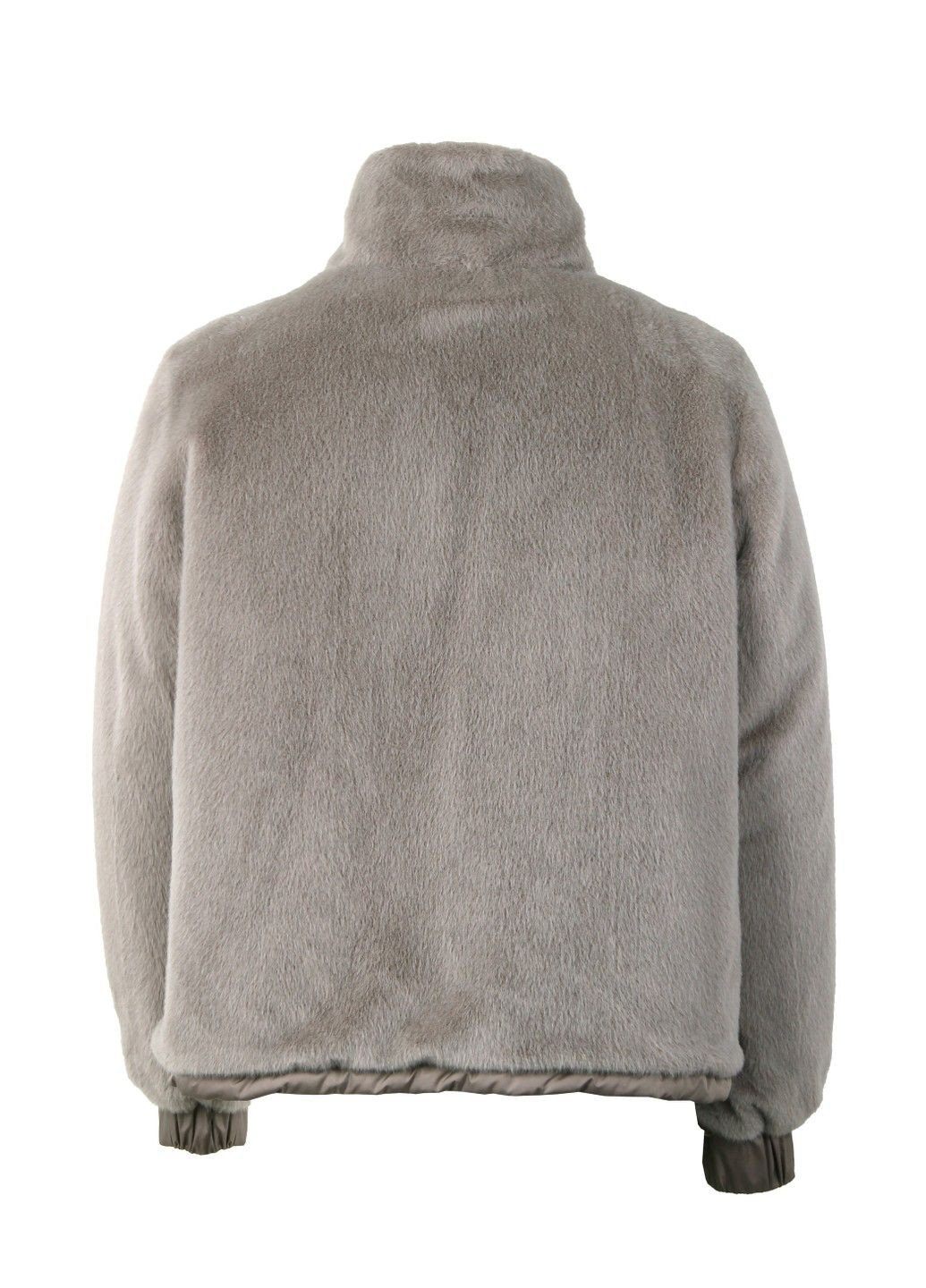 Серая зимняя женская куртка серый White Label