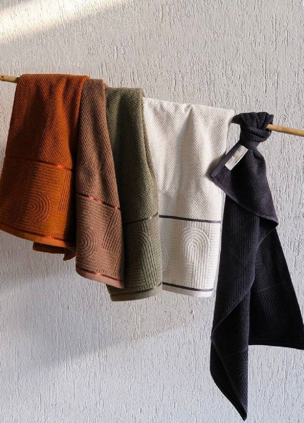 Полотенца 5штук для лица, рук Vishnya комбинированный