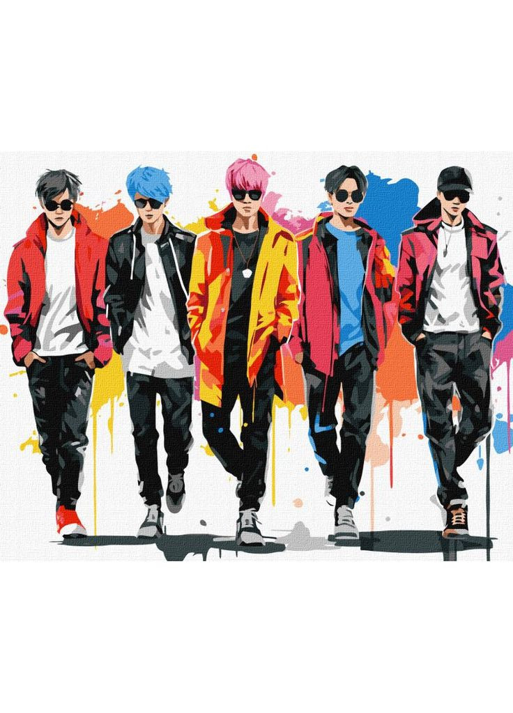 Картина по номерам - Музыкальная группа ©art_selena_ua 40х50 см IDEYKA (363986979)