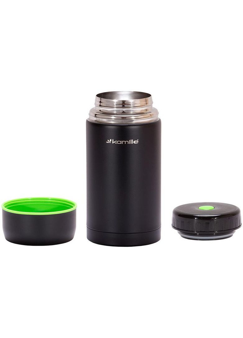 Термос пищевой Merikano, 1000мл из нержавеющей стали, черный Kamille (372290836)