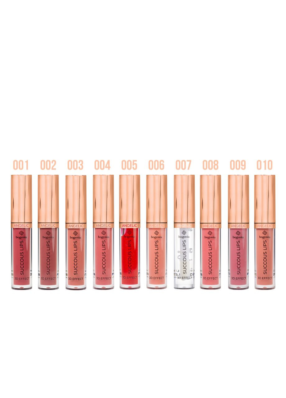 Помада для губ рідка Angelic 3D Effect із вітаміном E BG711, Bogenia (327107359)