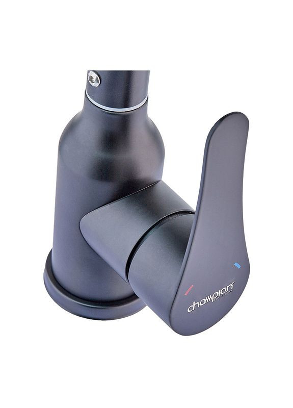 Смеситель для кухни SAP-011 Black (нерж. сталь) (CH6149) Champion (321184377)