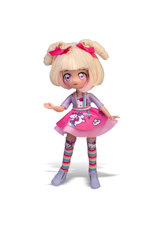 Детская кукла "Конфетка Единорог" HKTF0400 серии "Hello Kitty" 4SF Manga Dolls (358497402)