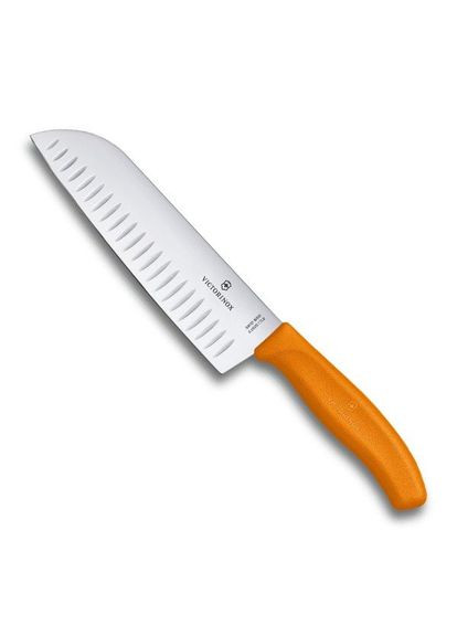 Нож кухонный Santoku 17 см оранжевый 6.8526.17L9B Victorinox (316622780)