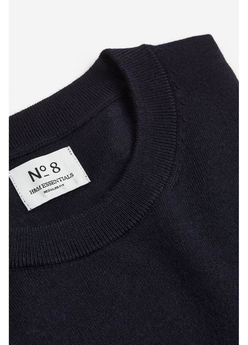 Черный демисезонный мужской свитшот essentials н&м (55583) xl черный H&M