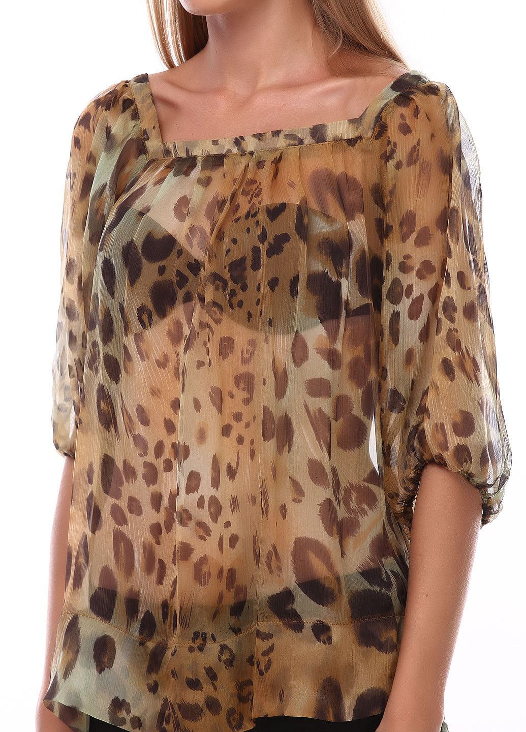 Коричневая блуза коричневый Traffic People