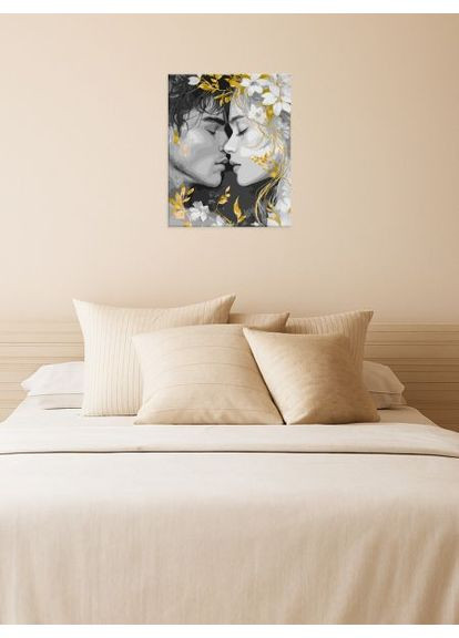 Картина за номерами - Погляд губами з фарбами металік extra ©art_selena_ua 40х50 см IDEYKA (362362193)