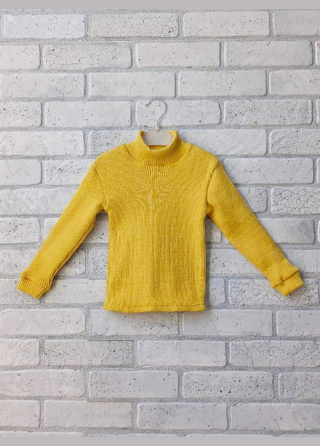 Детская зимняя вязаная теплая водолазка для девочек, мальчиков, унисекс, плотная вязка горловина стойка No Brand (323168592)