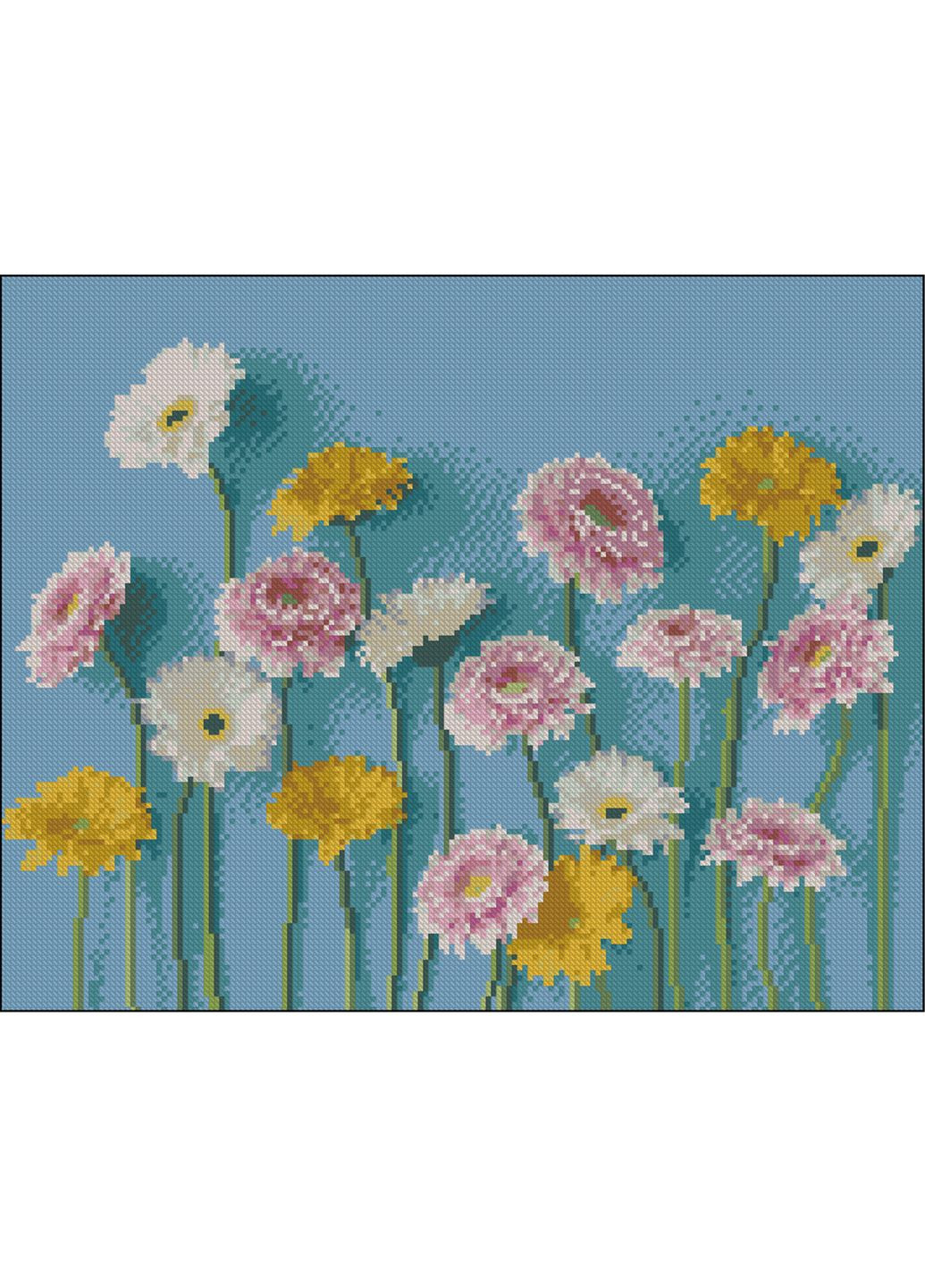 Алмазна мозаїка Квіткова галерея см для творчості декор картина з стразами Strateg (369760199)