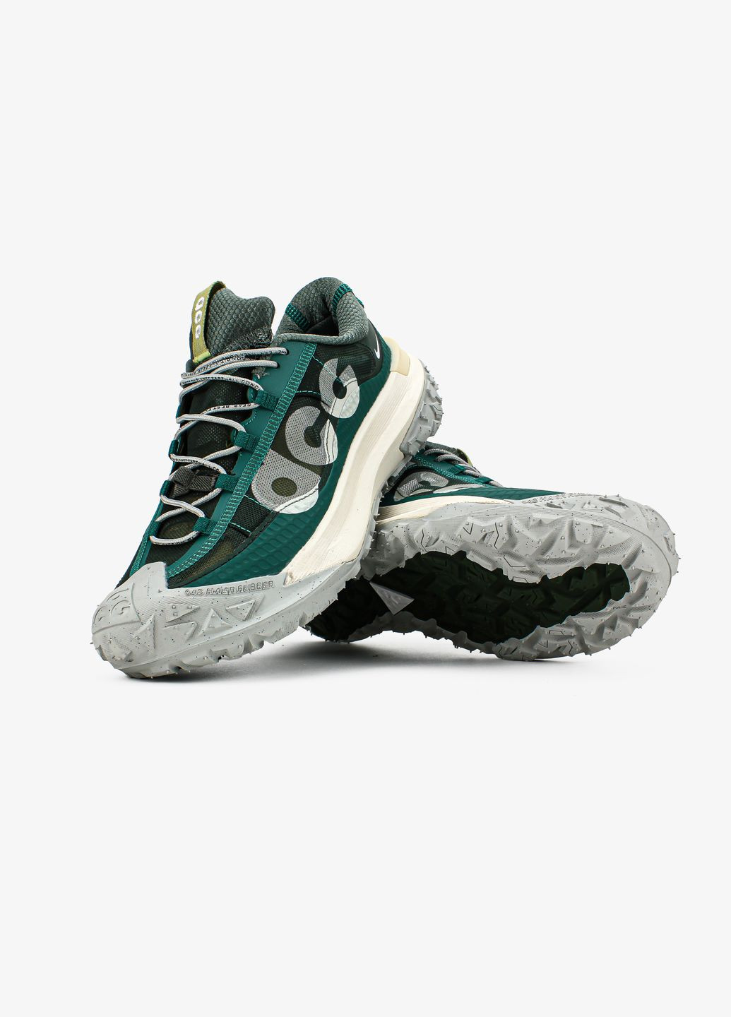 Кроссовки женские и мужские Nike Acg Mountain bicoastal green gray | Найк Асж Маунтин флай зеленые серые No Brand зелёные всесезоны (313102839)