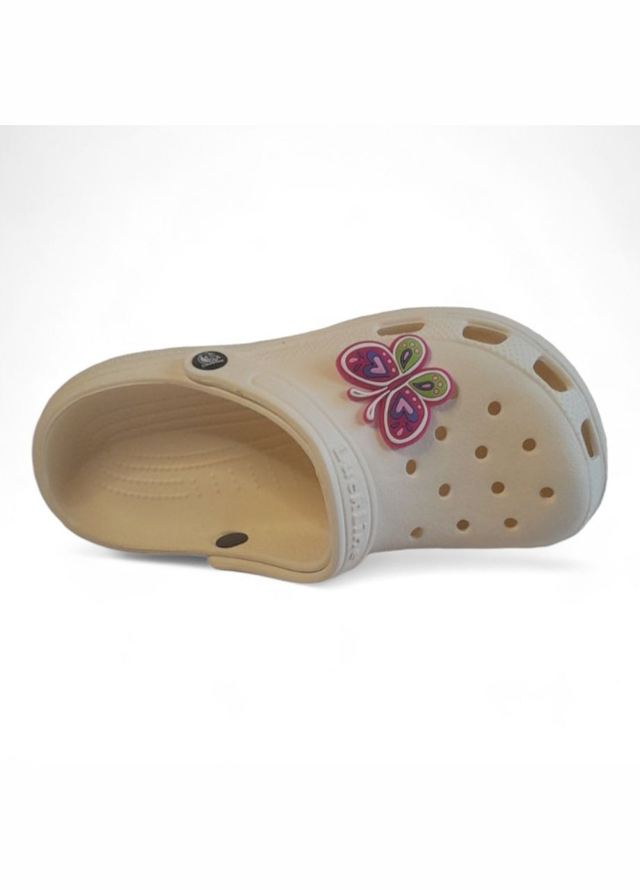 Крокси дитячі розмір (19,5см.) бежевого кольору Luck Line (319152489)