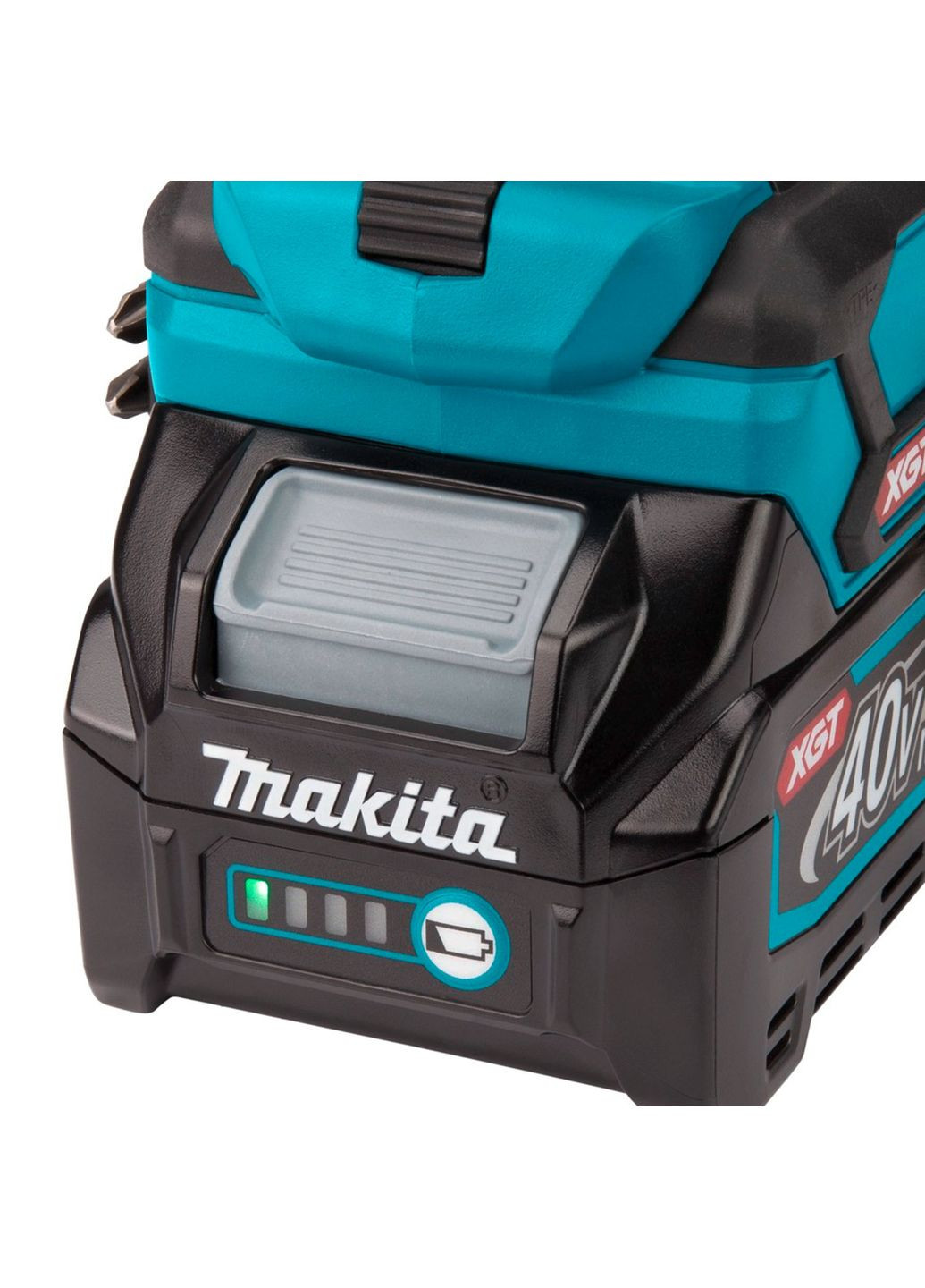 Акумуляторна кутова безщіткова шліфмашина GA008GM201 XGT 40V MAX 125мм + 2 АКБ 4 Ah + З/П + кейс MakPac болгарк (4209) Makita (298575055)