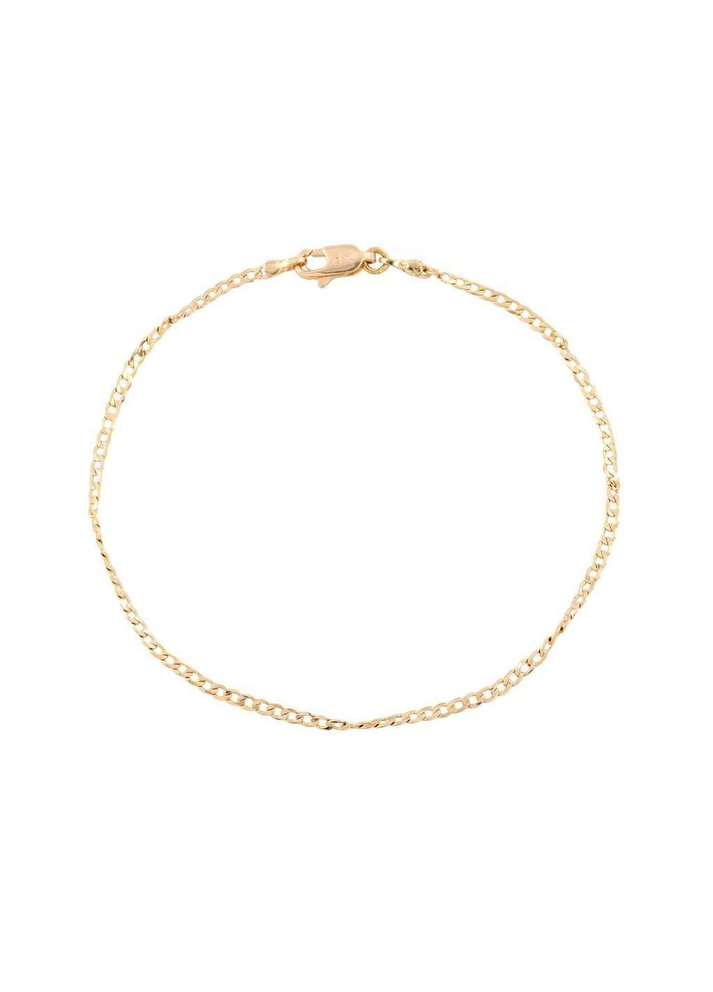 Браслет Позолота 18K "Ланцюжок плетіння Панцирне перекручене" довжина 20см х 2мм (197037) Xuping Jewelry (359435950)