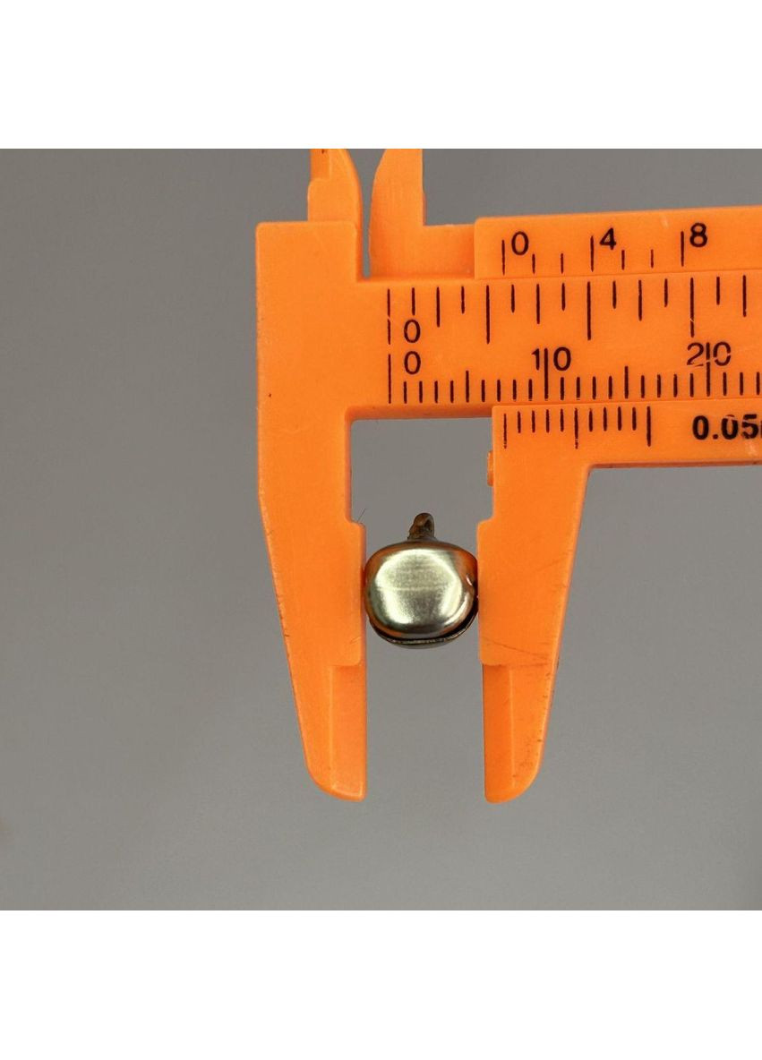 (50 гр) Бубенчики-колокольчики декоративные 7х9 мм - темное серебро Plus-plus (354798299)